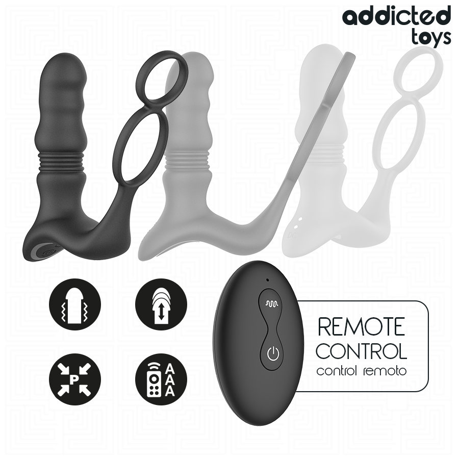 Masseur Prostatique Up&Down Triple Moteur - Addicted Toys