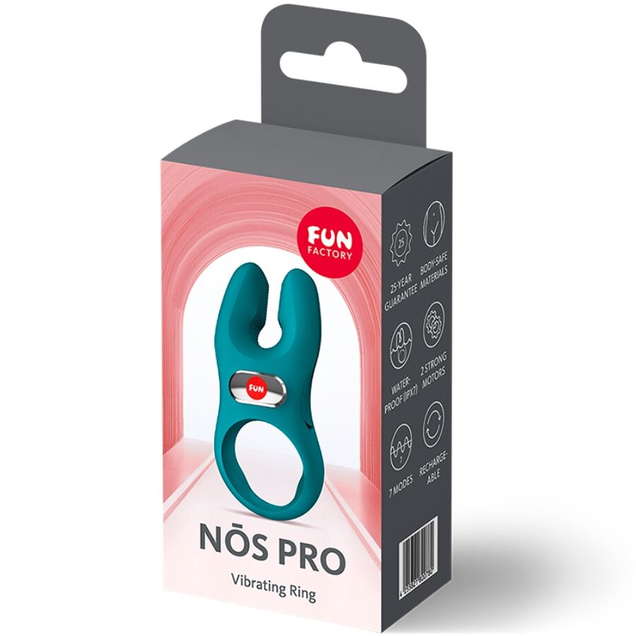 Anneau Pénien Vibrant NŌS Pro Vert - Fun Factory