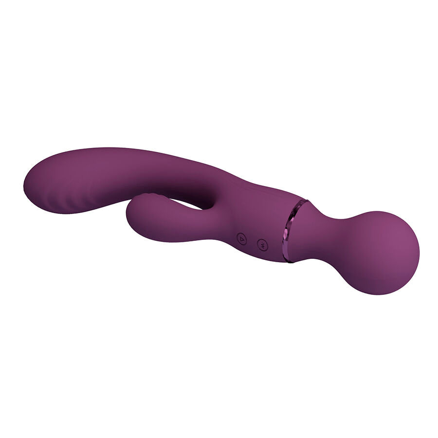 Vibromasseur Rabbit Point G Violet Polyvalent - Pretty Love