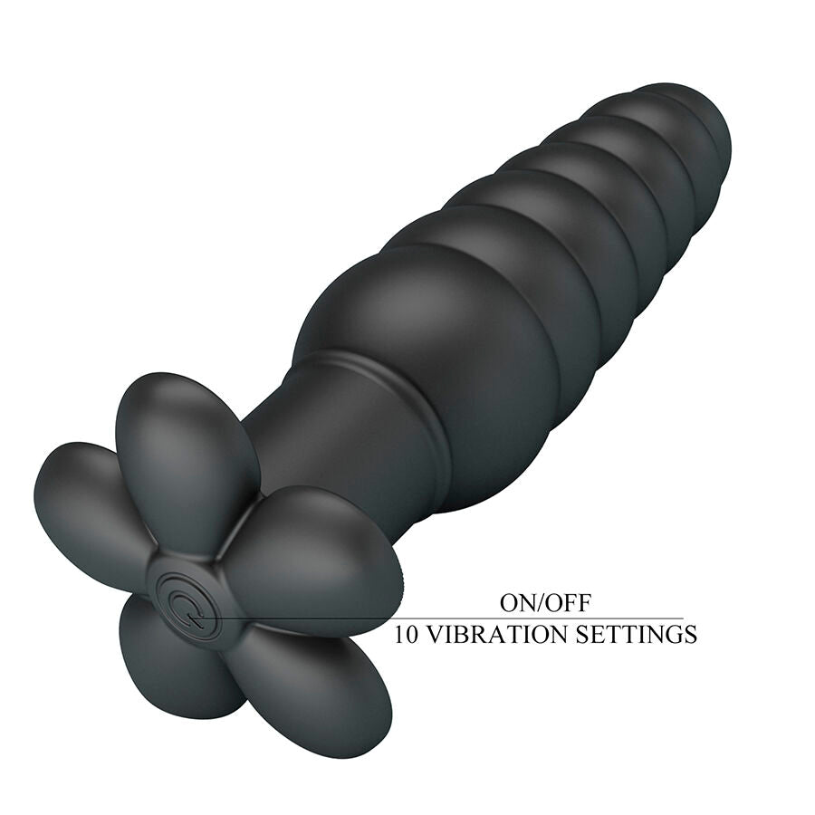 Plug Anal Vibrant Waterproof Imron Noir - Pretty Love
