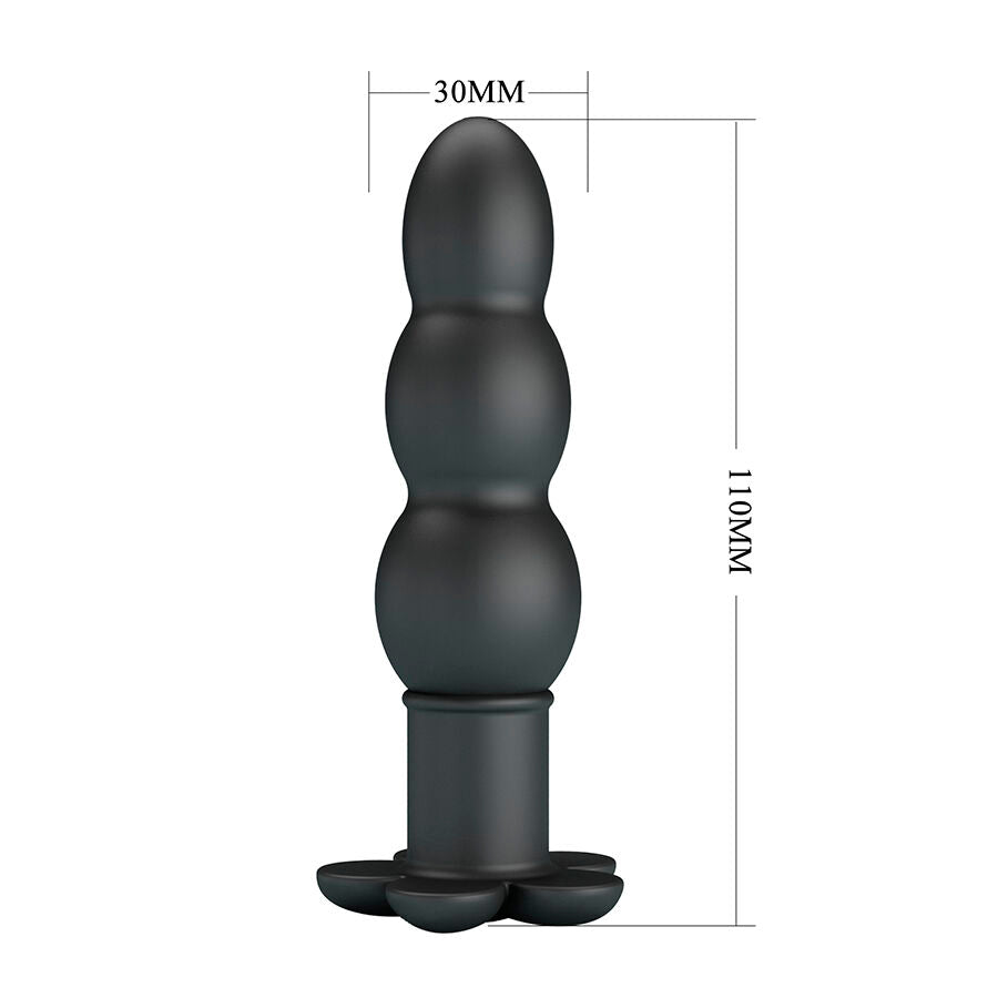 Plug Anal Vibrant Jadier Noir - Pretty Love