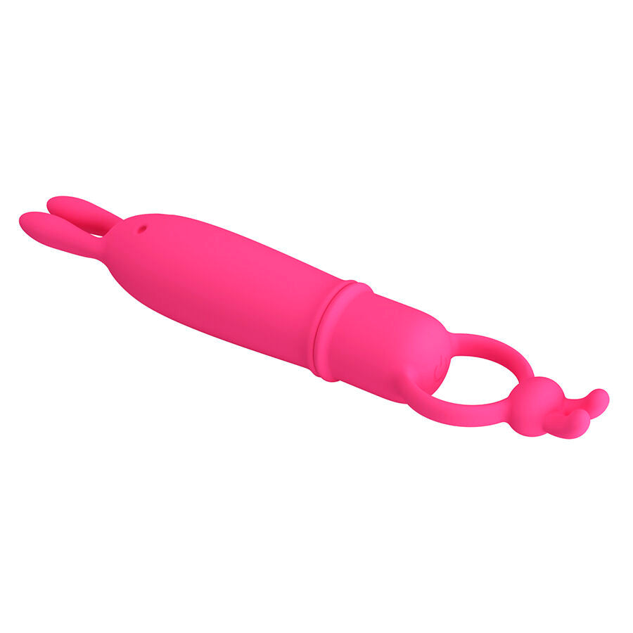 Vibrateur Rabbit Delia avec Anneau - Pretty Love