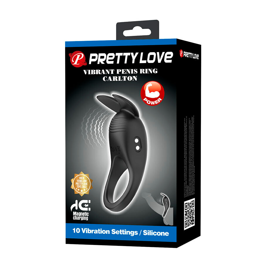Anneau Pénien Carlton avec Stimulateur Clitorial - Pretty Love