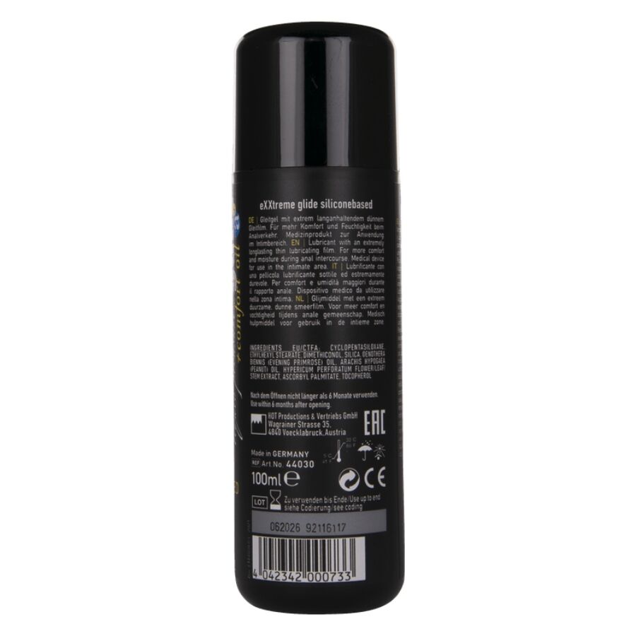 Lubrifiant Anal Exxtreme Glide Silicone Confort 100ml - Hot