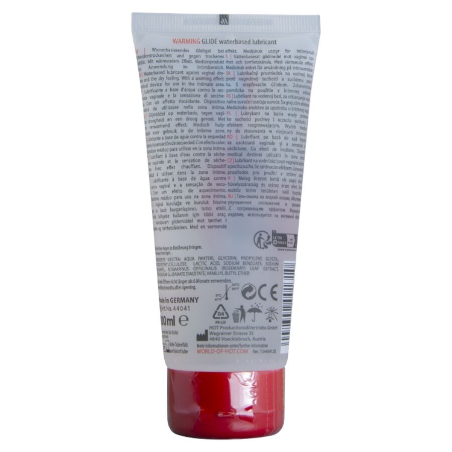 Lubrifiant Chauffant HOT Liquide et Glissant 100ml - HOT