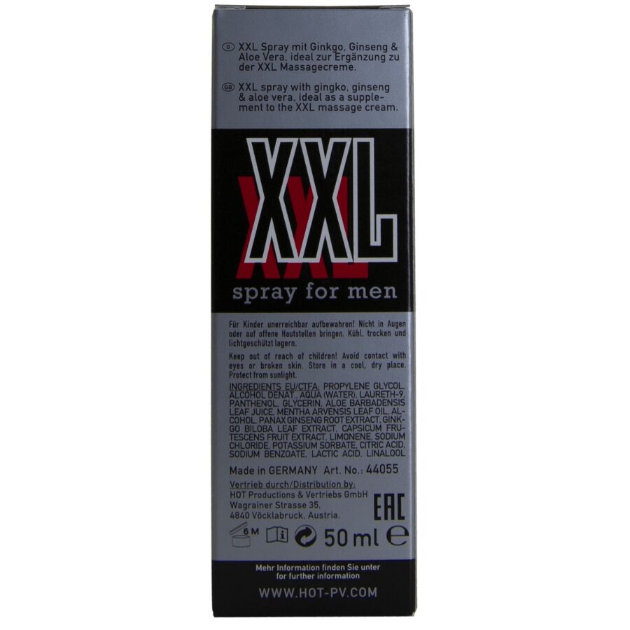 Spray Stimulant XXL pour Hommes 50ml - HOT