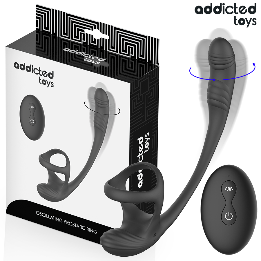 Stimulateur Masculin Vibrant Triple Zones - Addicted Toys