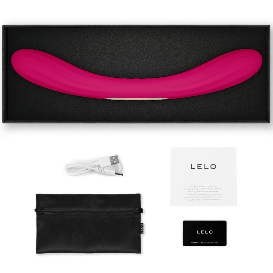 Vibromasseur Double Extrémité Boomerang Cerise - LELO