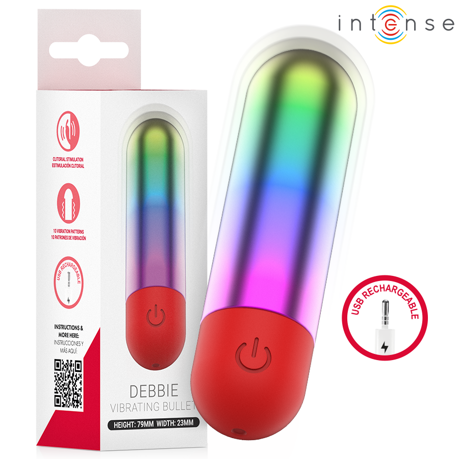 Vibromasseur Balle Clitoridien Debbie Rainbow - Intense Fun Toys