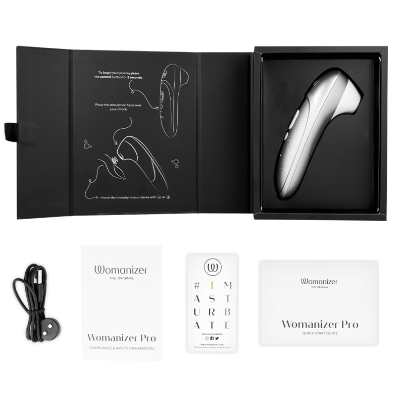 Stimulateur Clitoridien Pro Gris Argenté - Womanizer