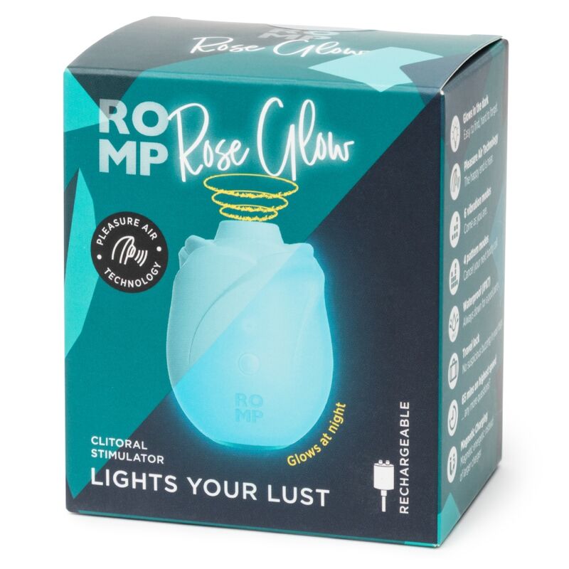 Stimulateur Clitoridien Rose Glow Phosphorescent - ROMP