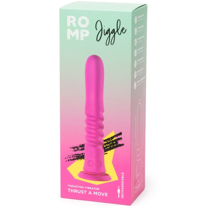 Vibrateur à Ventouse Jiggle Rose Cosmic Pink - ROMP