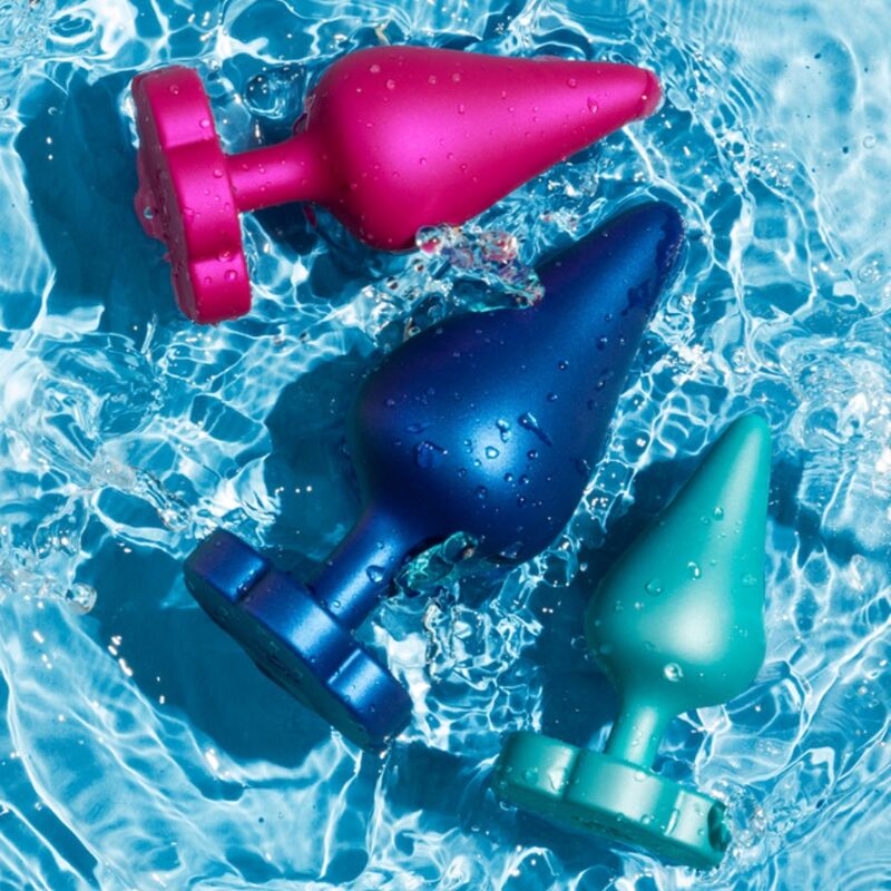 Kit d'Entraînement Anal Luster S/M/L Base Fleur - ROMP