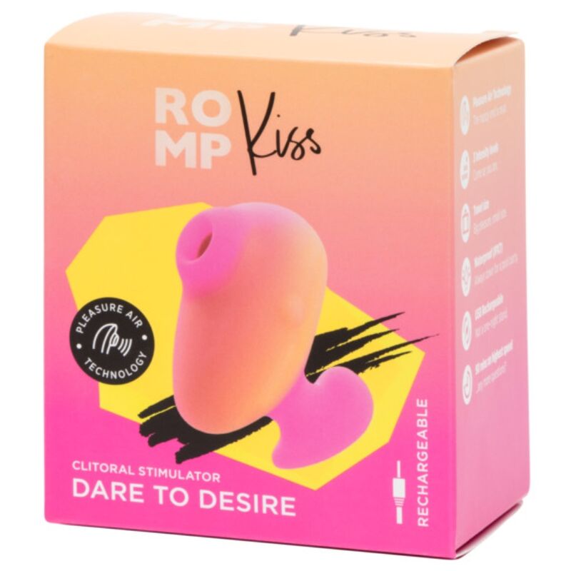 Stimulateur Clitoridien Kiss Succion & Vibrations - ROMP