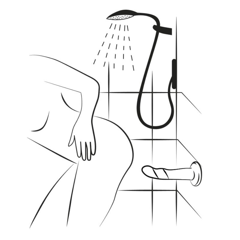 Gode en Silicone Piccolo avec Ventouse Tricolore 14 cm - ROMP