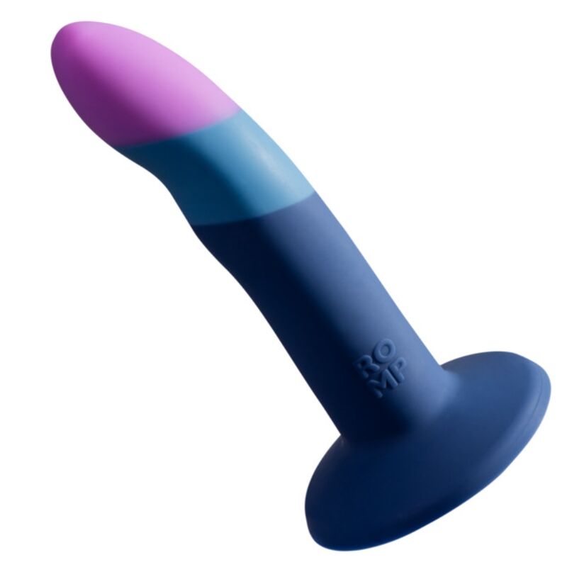 Gode en Silicone Piccolo avec Ventouse Tricolore 14 cm - ROMP