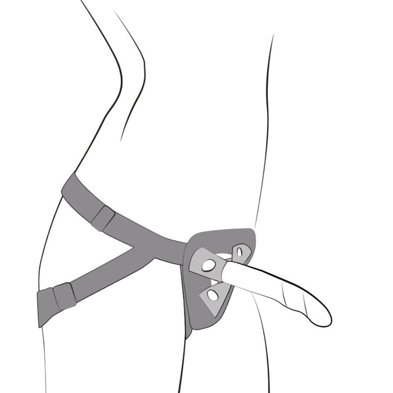 Gode en Silicone avec Ventouse Tricolore 14 cm - ROMP