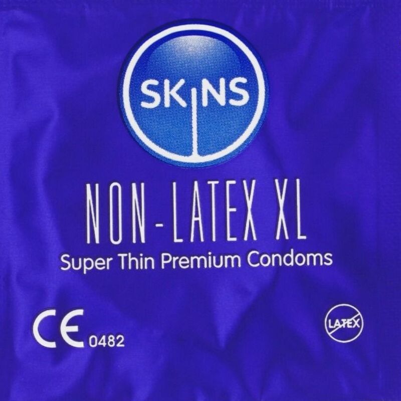 Préservatifs Sans Latex Ultra-Fins Format XL Paquet de 4 - Skins
