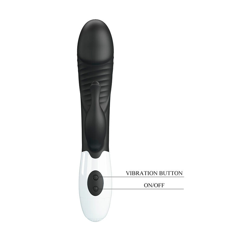 PRETTY LOVE - ROGUE MUSE VIBRATEUR LAPIN 30 FONCTIONS NOIR