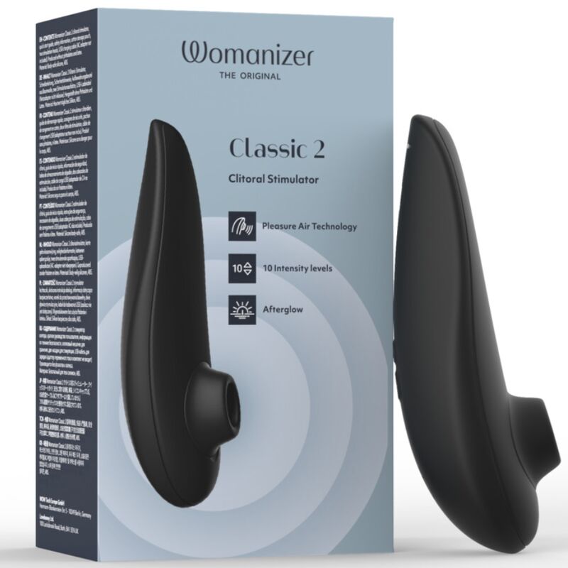 Womanizer Classic 2 Stimulateur Clitoridien à Succion 10 Niveaux Noir