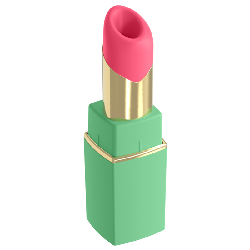 WOMANIZER - STIMULATEUR CLITORIAL À SUCCION BEAUTÉ 6 NIVEAUX D'INTENSITÉ VERT ET ROSE