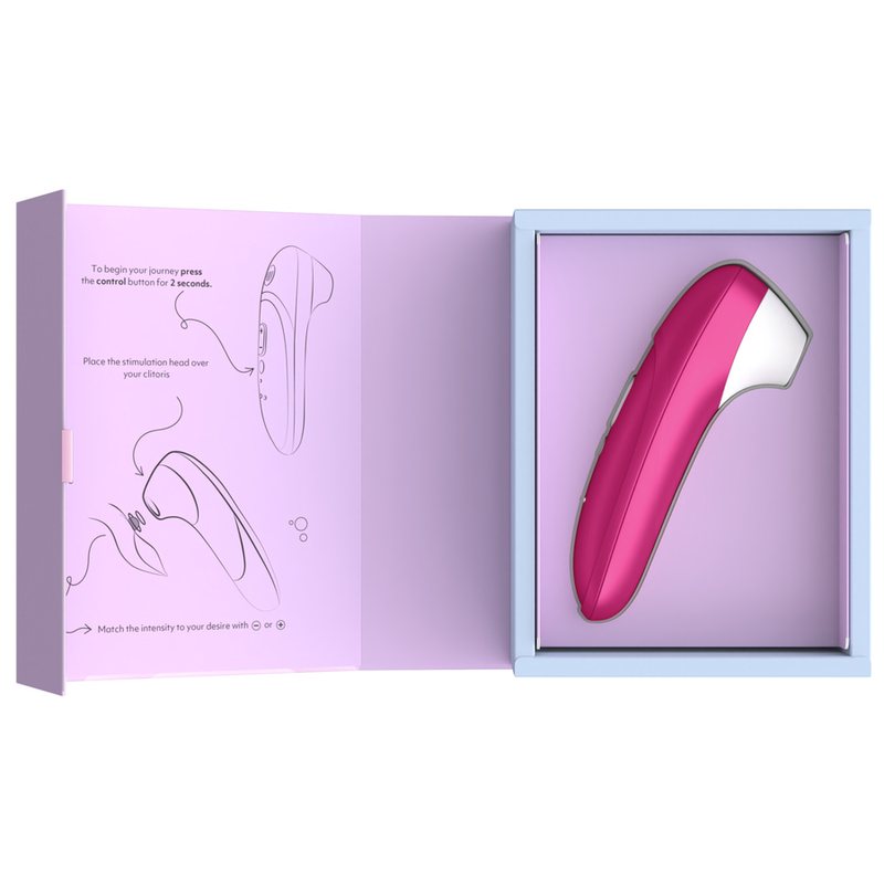 Womanizer Pro Stimulateur Clitoridien à Succion 11 Niveaux Rose