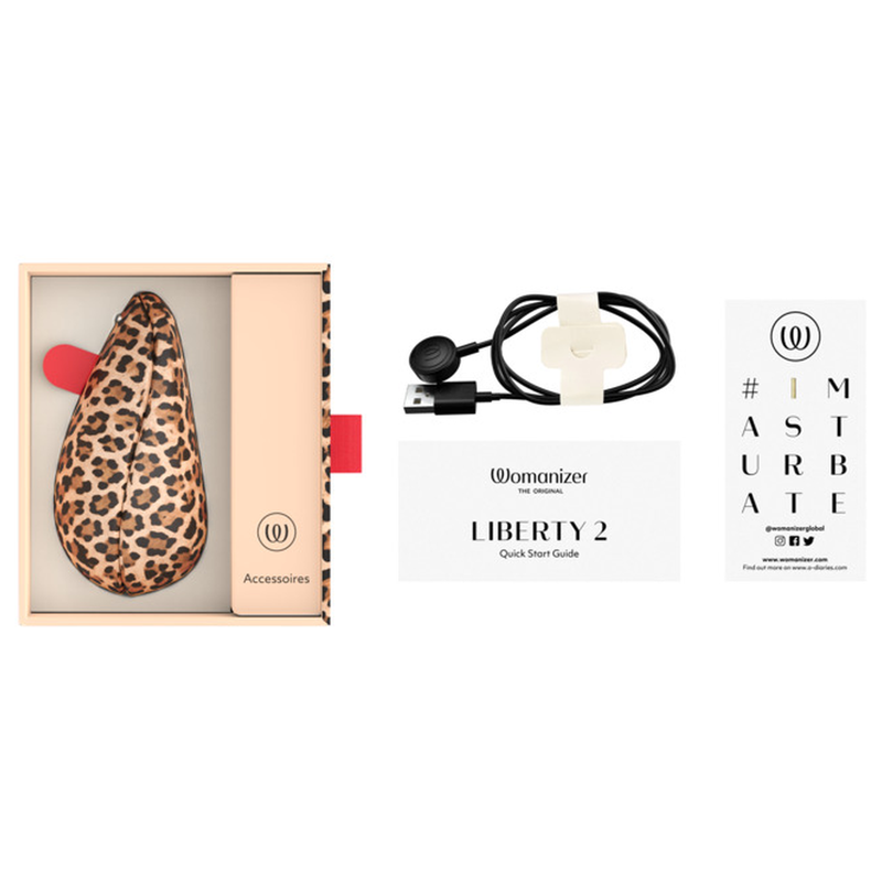Womanizer Liberty 2 Stimulateur Clitoridien à Succion Léopard