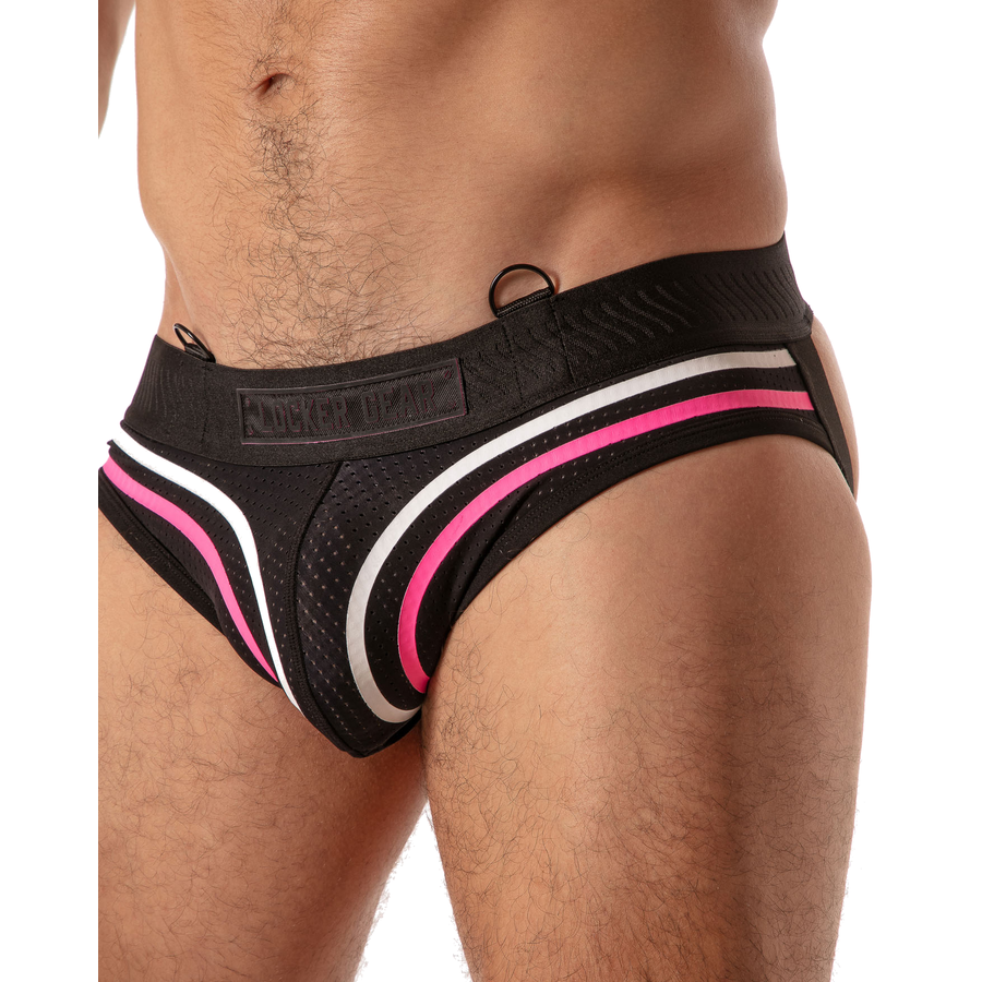 LOCKER GEAR - PISTON JOCK BRIEF SLIP HOMME BLEU S