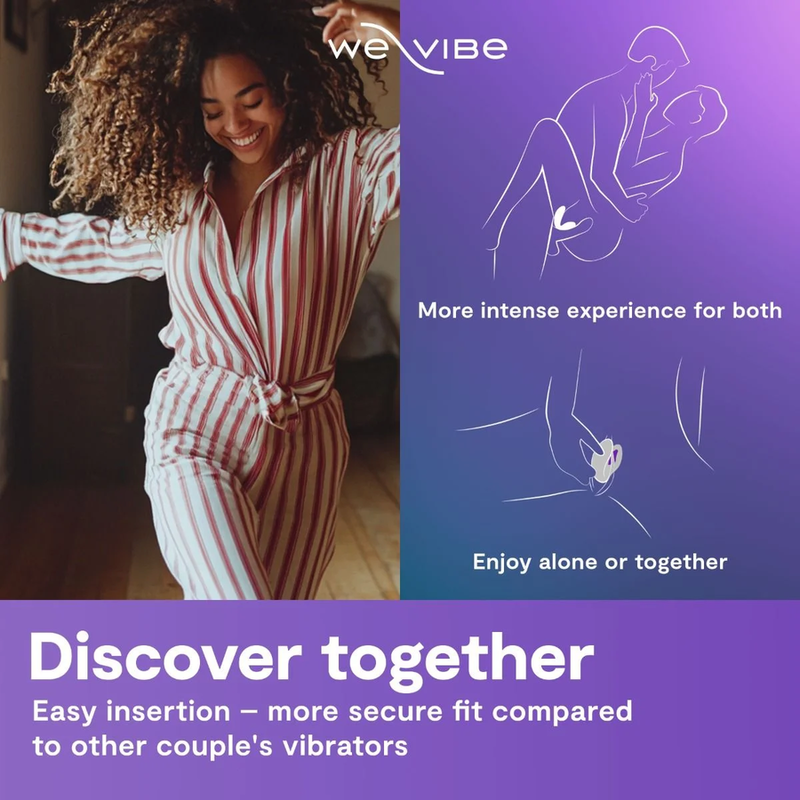 We-Vibe Sync 2 Vibromasseur Couple Télécommandé Vert Velours