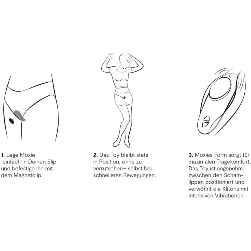 WE-VIBE - MOXIE+ VIBRATEUR DE CULOTTE À CLIP MAGNÉTIQUE AQUA
