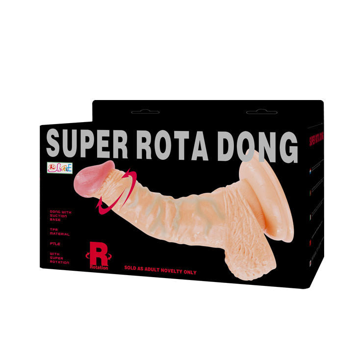Baile - Gode Vibrant Réaliste Rotatif avec Ventouse - 20,5 cm