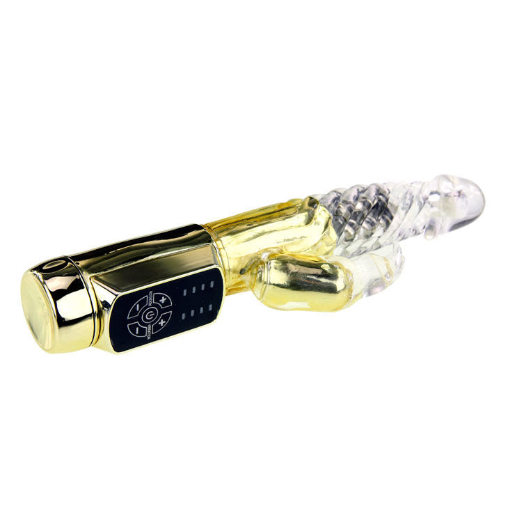 Baile - Vibro rabbit avec billes rotatives Gold Prince - Or