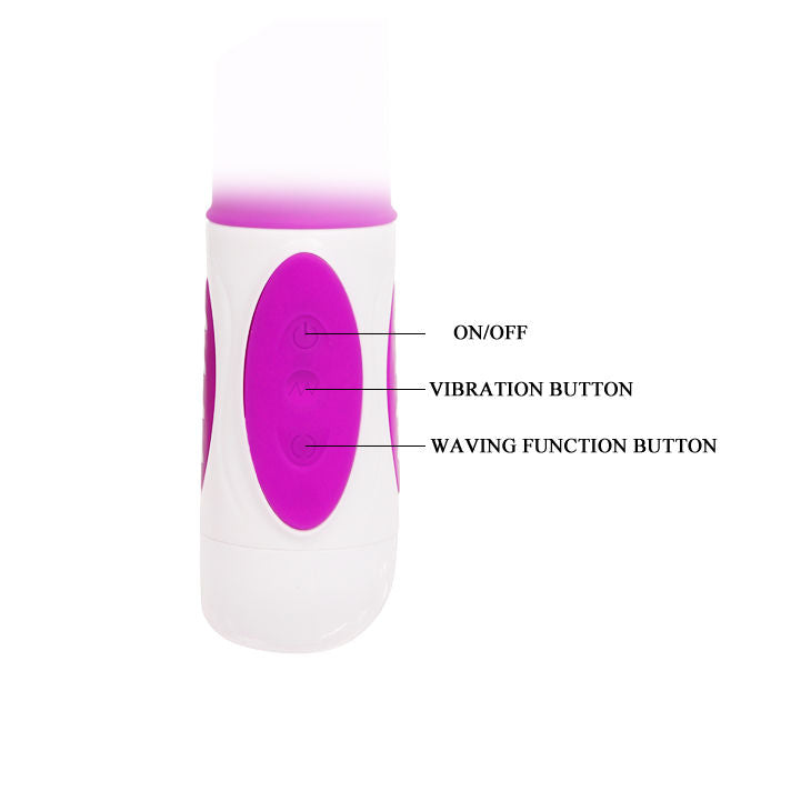 Vibromasseur Rabbit Hugh 12 Modes Lilas - Pretty Love