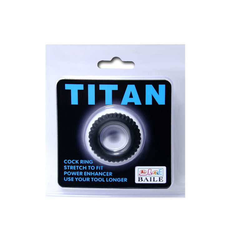 Baile - Anneau Cockring Titan Bleu - 1,9 cm