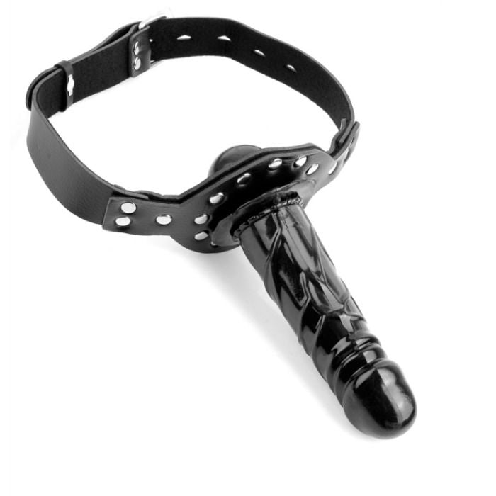 Bâillon-Gode Deluxe avec Harnais Réglable - Fetish Fantasy
