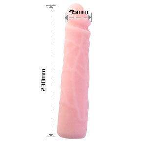 Baile - Gode Réaliste XL en Silicone - 23 cm