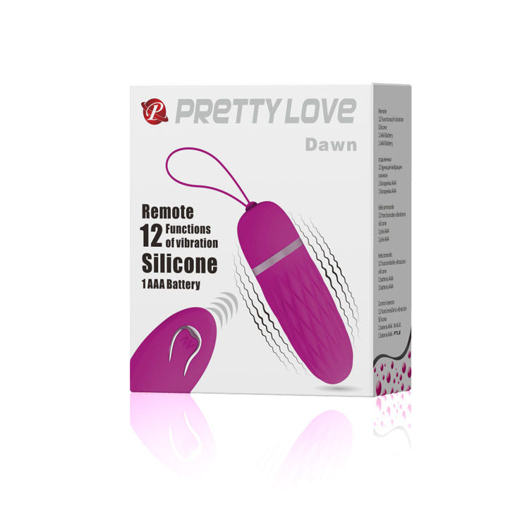 Oeuf Vibrant Télécommandé Dawn Rose - Pretty Love