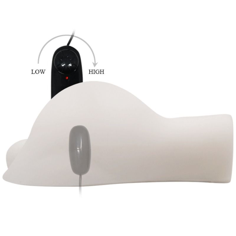 Baile - Masturbateur Réaliste Fessier Homme Vibrant - Blanc