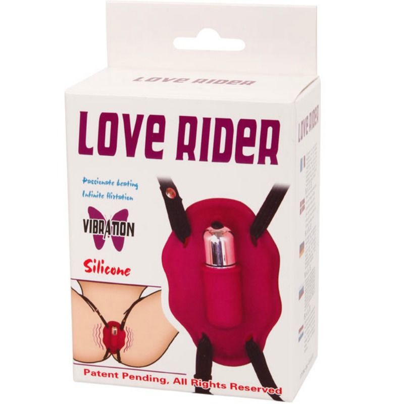 Baile - Harnais avec Vibro Love Rider Femme - Rose