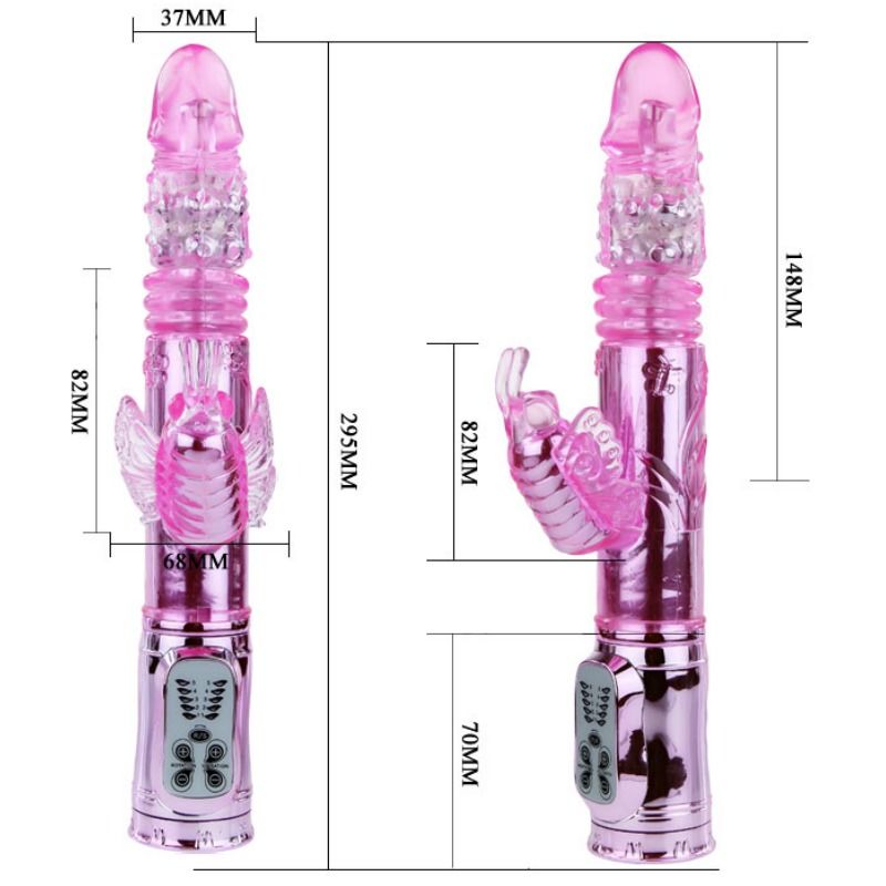 Baile - Sextoy Rechargeable Rabbit Point G en Silicone - Lilas
