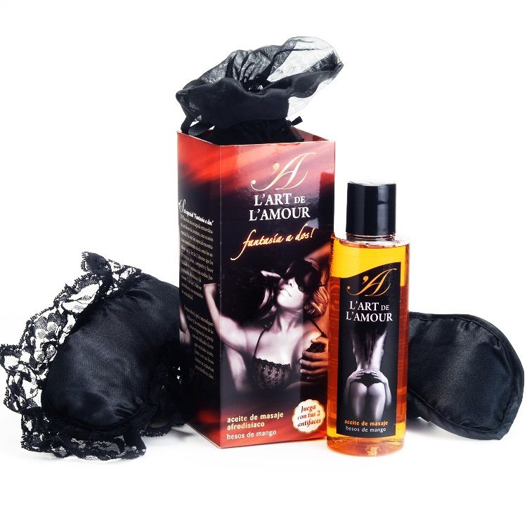 Coffret Sensuel Extase Masques & Huile Chauffante Mangue