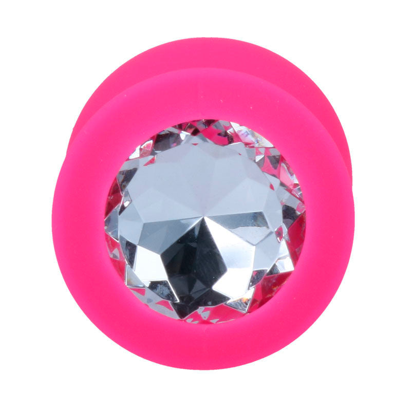 Plug Anal Intense avec Strass Fuchsia - Intense