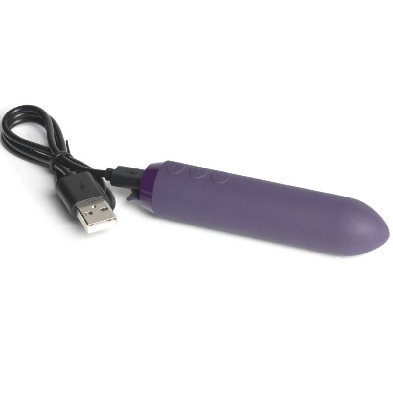 Vibromasseur Bullet Classique Violet + Manchon Doigt - Je Joue - Je Joue