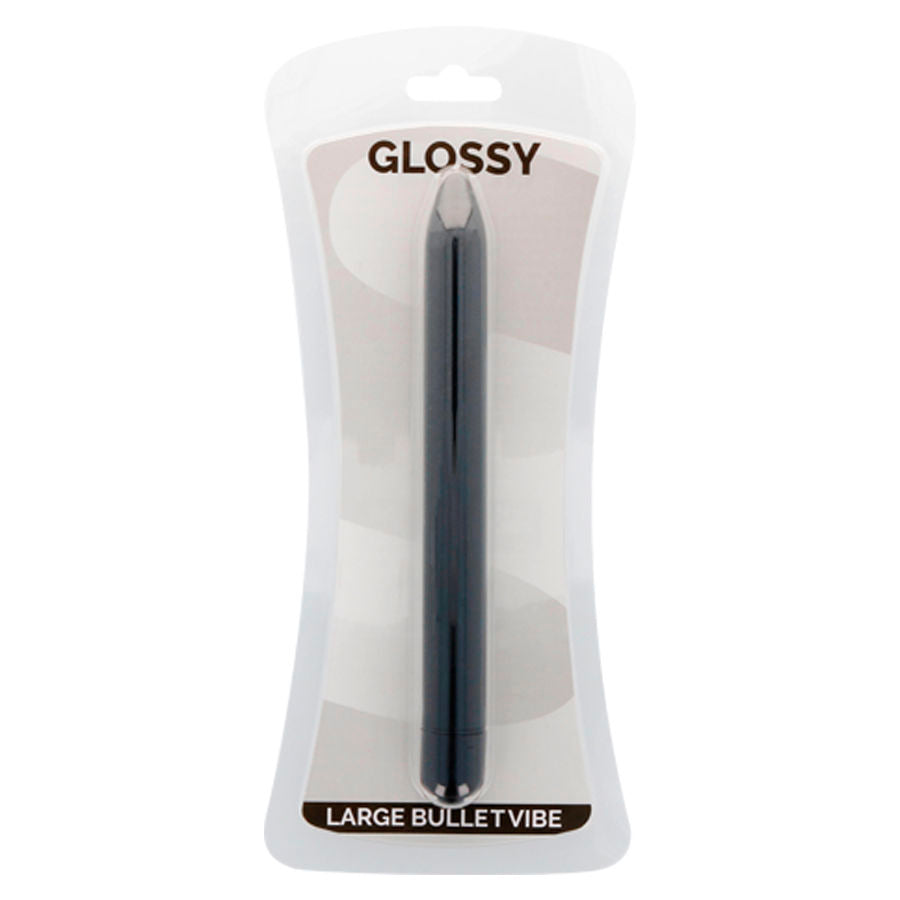 Vibrateur slim Glossy Brilliant noir résistant à l'eau - Glossy - GLOSSY