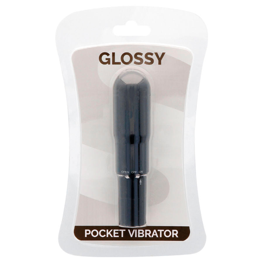 Vibrateur de poche Glossy noir - Brilliant - GLOSSY