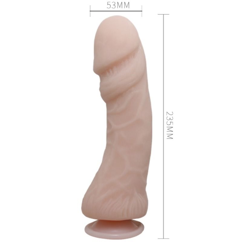 Baile - Gode Réaliste Vibrant avec Ventouse - 23,5 cm