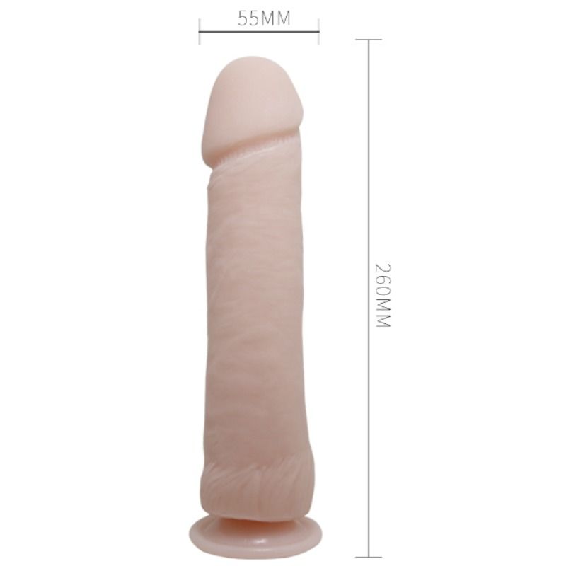Baile - Gode XXL Réaliste Vibrant à Ventouse - 26 cm