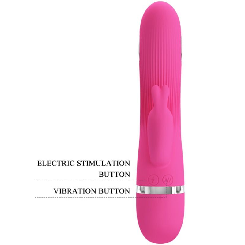 Vibromasseur Rabbit Flirtation Électrochoc - Pretty Love