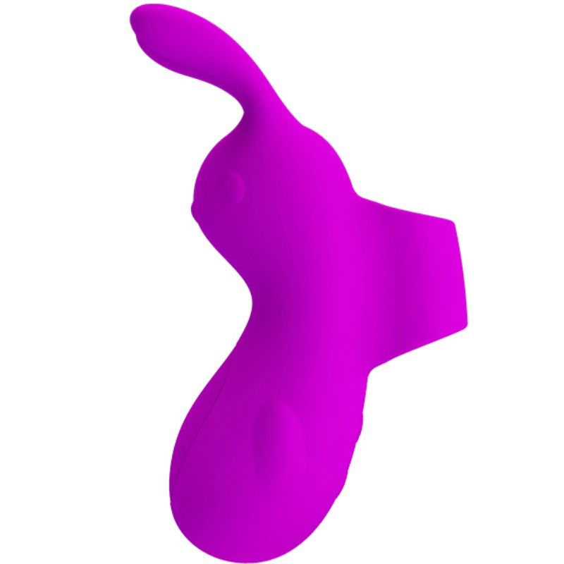 Stimulateur Doigt Vibrant Lapin Violet - Pretty Love
