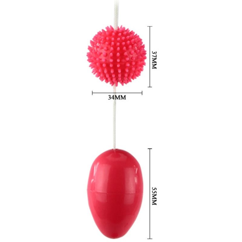 Baile - Boules Anales Twins ball - Rouge